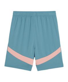 Rückansicht von PUMA Manchester City Short 2024/2025 Kids Fußballshorts Kinder blaurosa