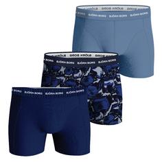 Björn Borg Boxershort Hipster Herren Schwarz/Blau