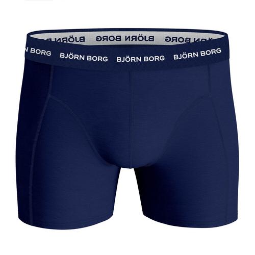 Rückansicht von Björn Borg Boxershort Hipster Herren Schwarz/Blau