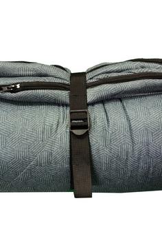 Rückansicht von Grüezi Bag WellhealthBlanket Wool Deluxe Kunstfaserschlafsack Smoky Blue / Grey