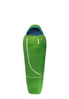 Grüezi Bag Biopod Wolle Kids World Traveller Kunstfaserschlafsack Kinder Holly Green