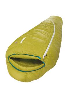 Rückansicht von Grüezi Bag Biopod DownWool KidsTeen Daunenschlafsack Kinder Citron