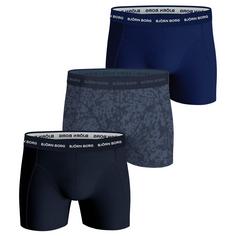 Björn Borg Boxershort Hipster Herren Schwarz/Dunkelblau