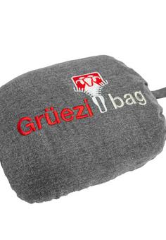 Rückansicht von Grüezi Bag Feater The Feet Heater Kunstfaserschlafsack grey melange