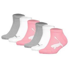 PUMA Socken Socken Grau/Weiß/Rosa