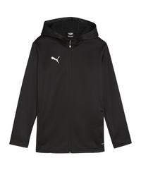 PUMA teamFINAL Trainingsjacke Kids Trainingsjacke Kinder - schwarzsilber