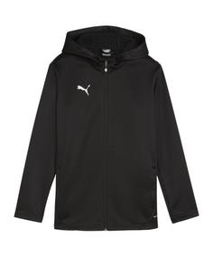 PUMA teamFINAL Trainingsjacke Kids Trainingsjacke Kinder schwarzsilber