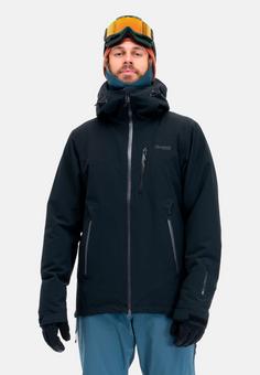 Rückansicht von Bergans of Norway Oppdal Insulated Outdoorjacke Herren Black / Solid Charcoal