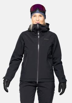 Rückansicht von Bergans of Norway Oppdal Insulated Winterjacke Damen Black / Solid Charcoal