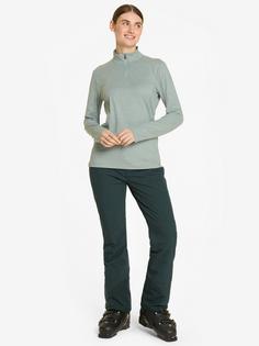 Rückansicht von Ziener JENITA Skishirt Damen green frost