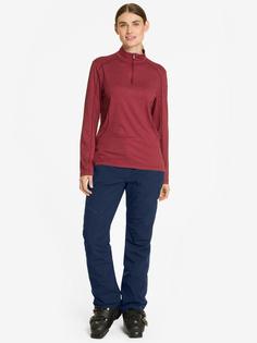 Rückansicht von Ziener JENITA Skishirt Damen berry