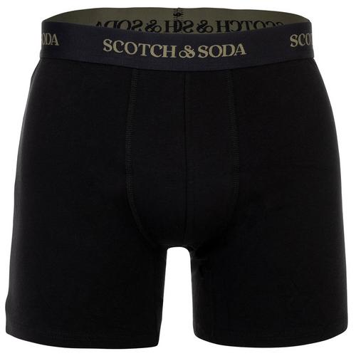 Rückansicht von Scotch & Soda Boxershort Hipster Herren Schwarz