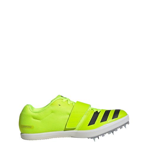 Rückansicht von adidas Jumpstar Spike-Schuh Laufschuhe Herren Lucid Lemon / Halo Silver / Halo Silver