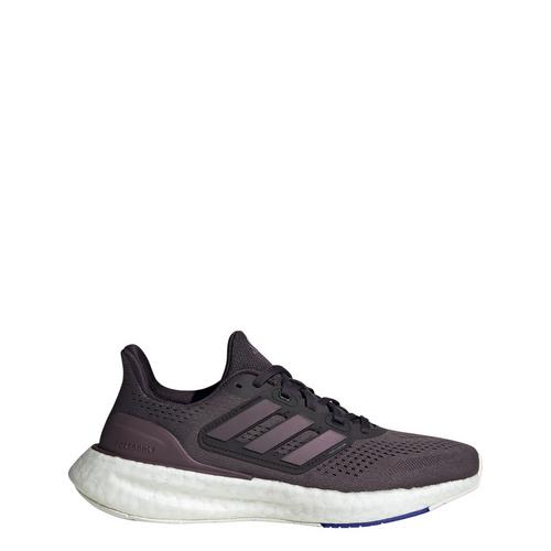 Rückansicht von adidas Pureboost 23 Laufschuh Laufschuhe Damen Aurora Black / Aurora Met. / Core Black