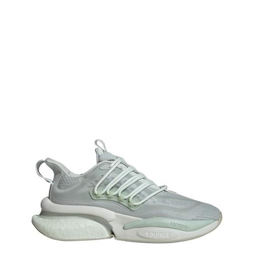 Rückansicht von adidas Alphaboost V1 Schuh Fitnessschuhe Herren Crystal Jade / Wonder Silver / Linen Green