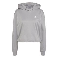 adidas AEROREADY Hoodie Hoodie Damen Medium Grey Heather / White