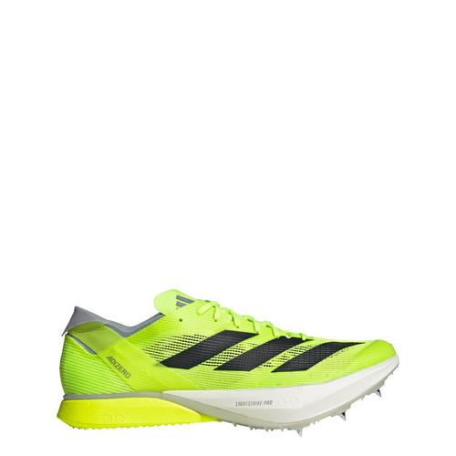 Rückansicht von adidas Adizero Avanti Spike-Schuh Laufschuhe Herren Lucid Lemon / Core Black / Halo Silver