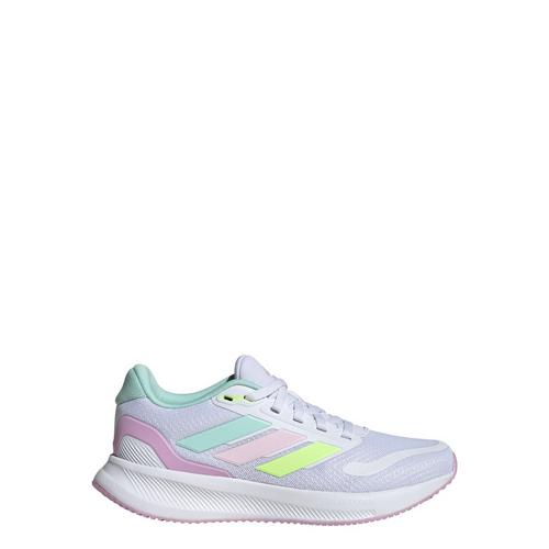 Rückansicht von adidas Runfalcon 5 Kids Schuh Laufschuhe Kinder Cloud White / Clear Mint / Clear Pink