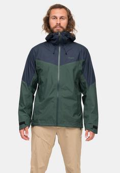 Rückansicht von Bergans of Norway Rabot Light Hardshelljacke Herren Duke Green/Navy Blue