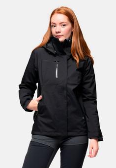 Rückansicht von Bergans of Norway Flya Insulated Winterjacke Damen schwarz