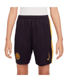 Nike Inter Mailand Short 3rd 2024/2025 Kids Fußballshorts Kinder schwarzgold