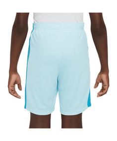 Rückansicht von Nike Kylian Mbappe Academy 23 Short Kids Fußballshorts Kinder blaublau