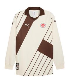 PUMA x FC ST. Pauli Trikot langarm Fußballtrikot braun