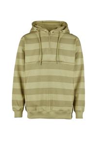Cleptomanicx Hooded Stripe Kapuzenshirt Herren - Heather Olive Gray