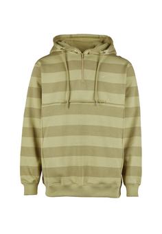 Cleptomanicx Hooded Stripe Kapuzenshirt Herren Heather Olive Gray