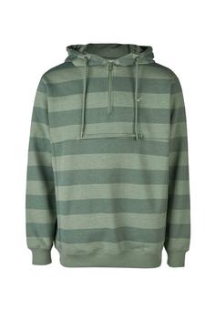 Cleptomanicx Hooded Stripe Kapuzenshirt Herren Heather Laurel