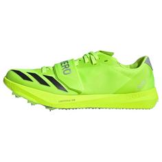 adidas Adizero TJ/PV Leichtathletikschuh Multifunktionsschuhe Lucid Lemon / Core Black / Silver Metallic