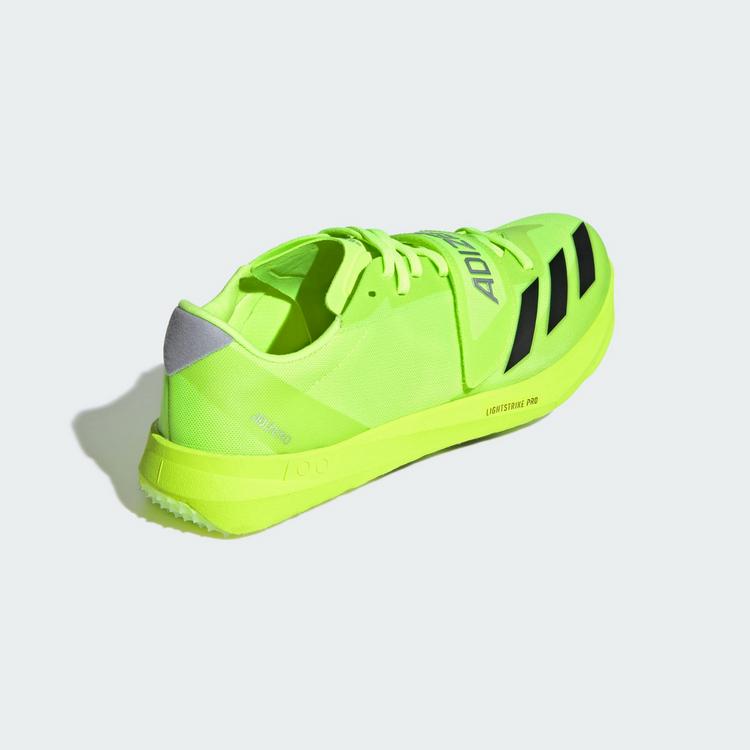 adidas adidas Adizero TJ/PV Leichtathletikschuh Multifunktionsschuhe Herren - Lucid Lemon / Core Black / Silver Metallic - 4 | SportScheck