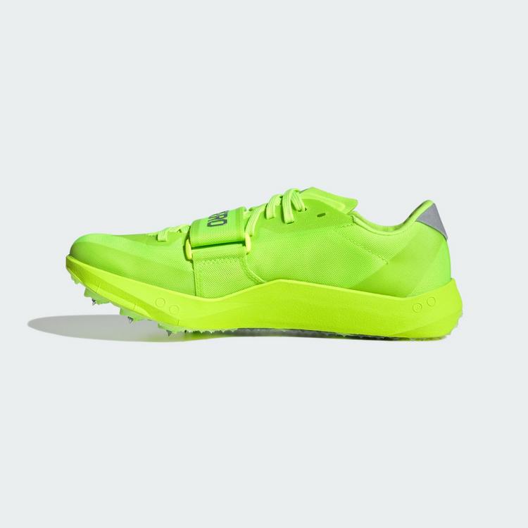 adidas adidas Adizero TJ/PV Leichtathletikschuh Multifunktionsschuhe Herren - Lucid Lemon / Core Black / Silver Metallic - 5 | SportScheck