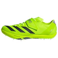 adidas Adizero HJ Leichtathletikschuh Multifunktionsschuhe Lucid Lemon / Core Black / Silver Metallic