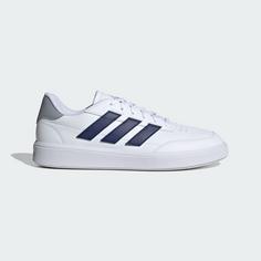 adidas Courtblock Schuh Fitnessschuhe Herren Cloud White / Dark Blue / Halo Silver