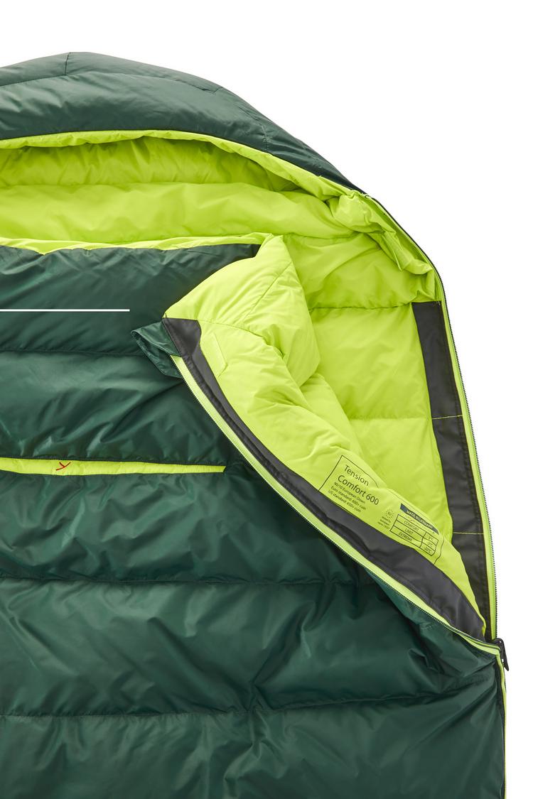 Nordisk Nordisk TENSION COMFORT 600 SIZE M ZIP L Kunstfaserschlafsack - Scarab - 11 | SportScheck