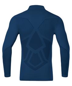 Rückansicht von JAKO Comfort 2.0 Turtleneck Funktionsshirt blau