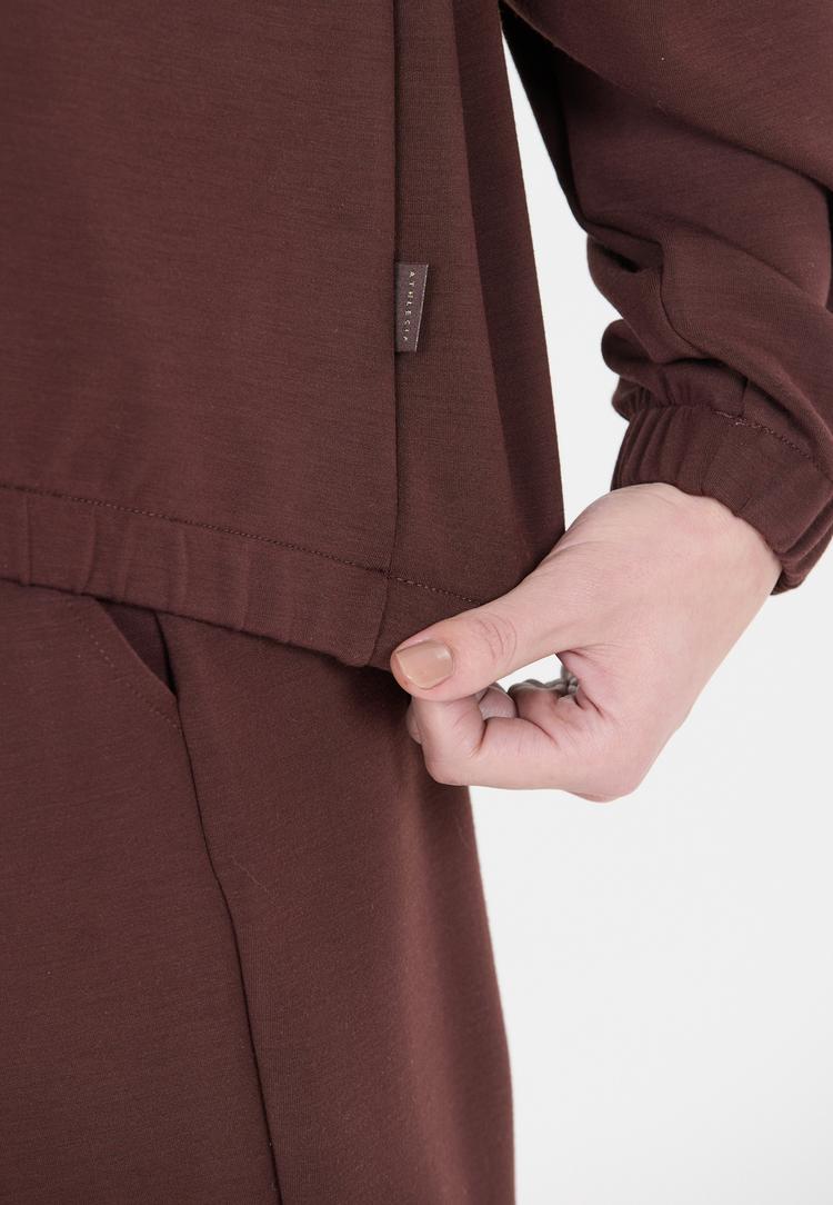 Athlecia Athlecia NAMIER W Funktionssweatshirt Damen - 4241 Fudge - 1 | SportScheck