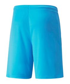 Rückansicht von PUMA teamLIGA Short Fußballshorts Herren blauschwarz