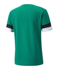 Rückansicht von PUMA teamRISE Trikot Hell Fußballtrikot gruen