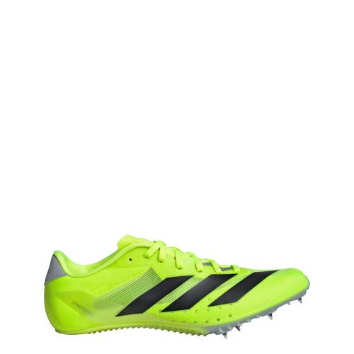 Rückansicht von adidas Adizero Sprintstar Spike-Schuh Laufschuhe Herren Lucid Lemon / Core Black / Halo Silver