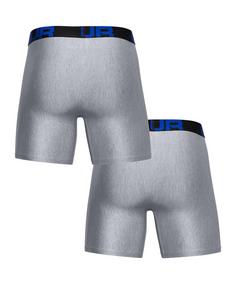 Under Armour Tech Boxer 6In 2Er Pack Boxershort Boxershorts Herren grauschwarz