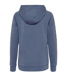 Rückansicht von hummel Move Classic Kapuzensweatshirt Damen Funktionssweatshirt Damen blau