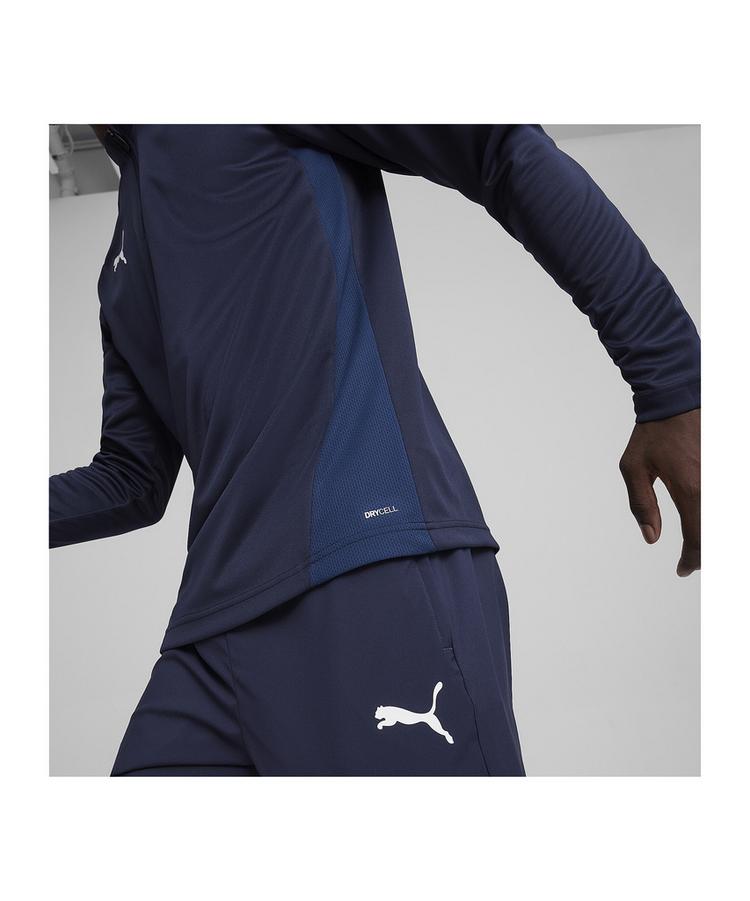 PUMA PUMA teamGOAL Training 1/4 Zip Sweatshirt Funktionssweatshirt Herren - dunkelblauweissblau - 3 | SportScheck