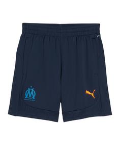 PUMA Olympique Marseille Short Kids Fußballshorts Kinder blauorange