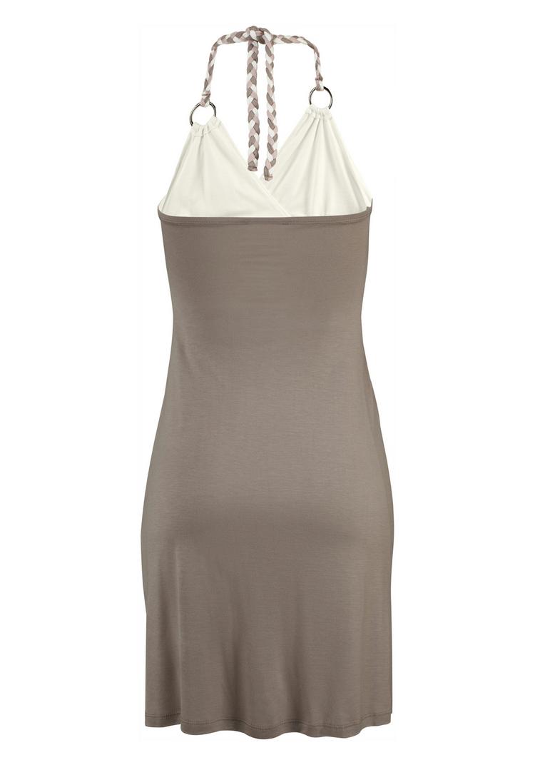 BEACH TIME BEACH TIME Strandkleid Tr&auml;gerkleid Damen - creme-taupe-rose - 0 | SportScheck