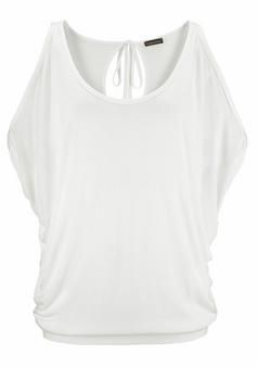 Lascana Strandshirt T-Shirt Damen creme