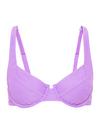 sunseeker B&uuml;gel-Bikini-Top Bikini Oberteil Damen - lila