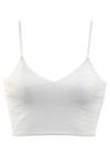 sunseeker Crop-Bikini-Top Bikini Oberteil Damen - wei&szlig;