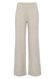 ELBSAND Strickhose Freizeithose Damen Hellgrau